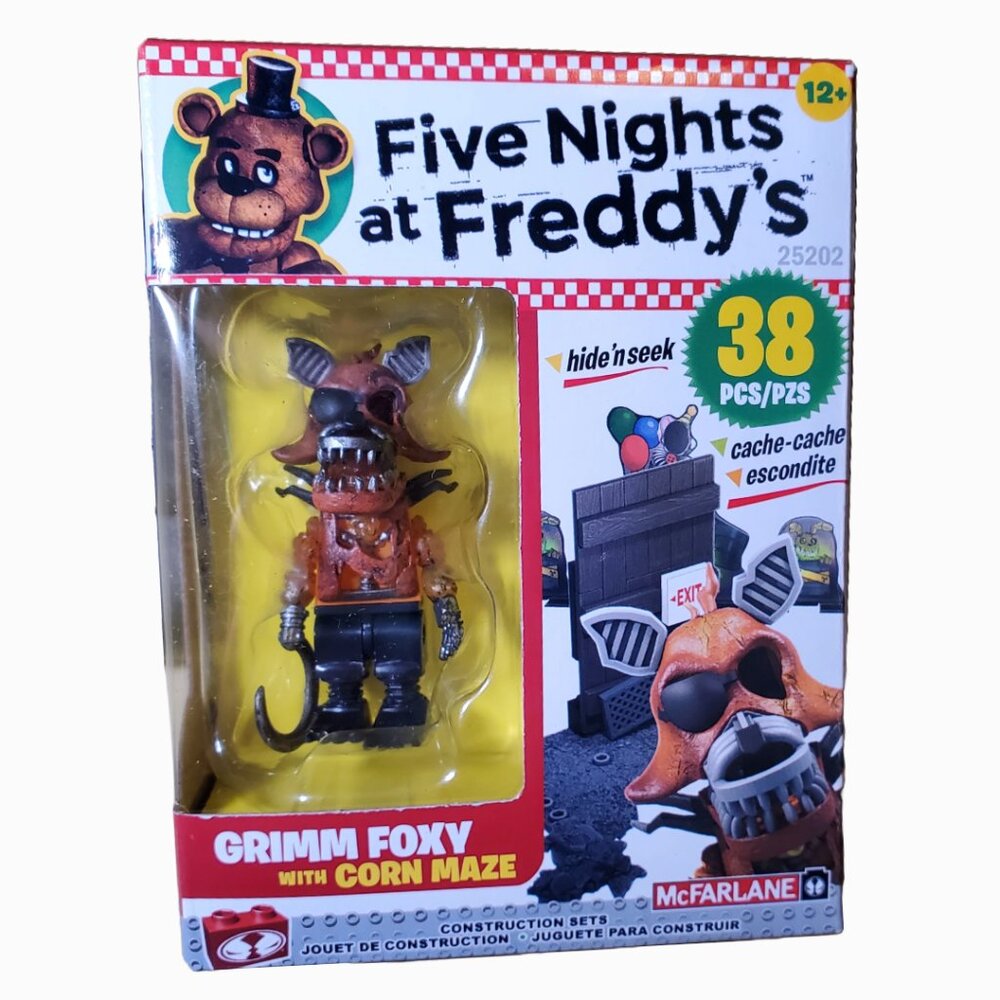 FNAF Five Nights at Freddy's Grimm Foxy Corn Maze Micro Figure Build Set
